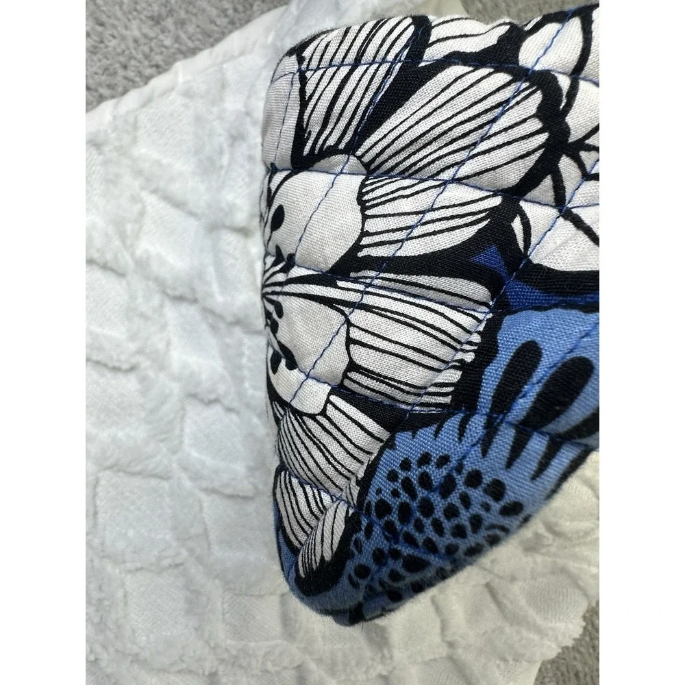 VERA BRADLEY Glenna Satchel Blue Bayou Quilted Shoulder Bag With Wallet Retired - Picture 12 of 13